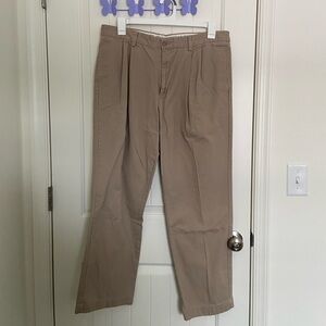 EUC CHAPS men’s True American Chino tan khaki pants size 36x30 straight fit‎